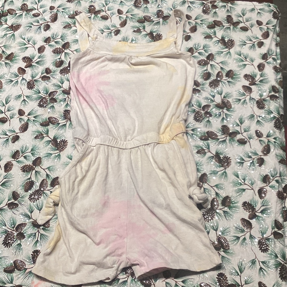 C&C California paint splattered romper